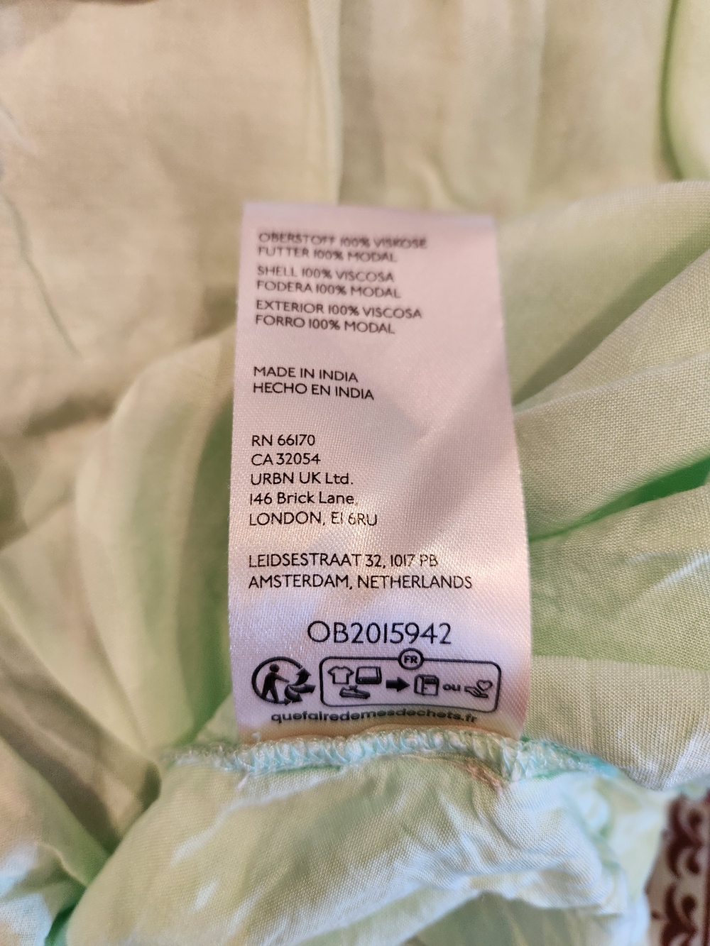Anthropologie The Somerset Maxi Dress Halter Edition Green Motif Size XL Lined - Picture 15 of 15